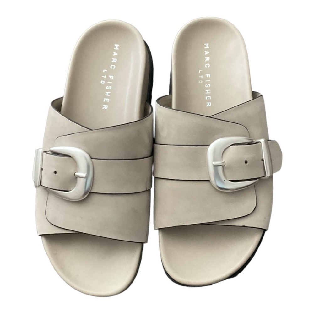 Marc Fisher  tan size 9 sandals